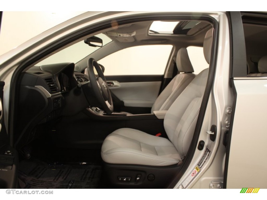 Water Gray Interior 2012 Lexus CT 200h Hybrid Premium Photo #75002557