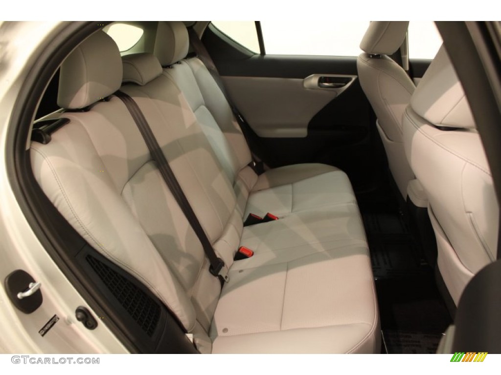 2012 Lexus CT 200h Hybrid Premium Rear Seat Photo #75002758