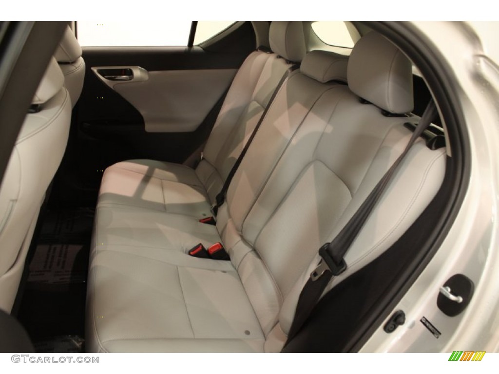 2012 Lexus CT 200h Hybrid Premium Rear Seat Photo #75002781