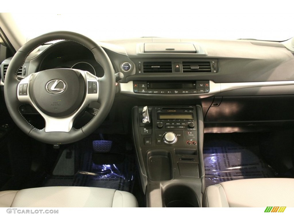 2012 Lexus CT 200h Hybrid Premium Water Gray Dashboard Photo #75002798