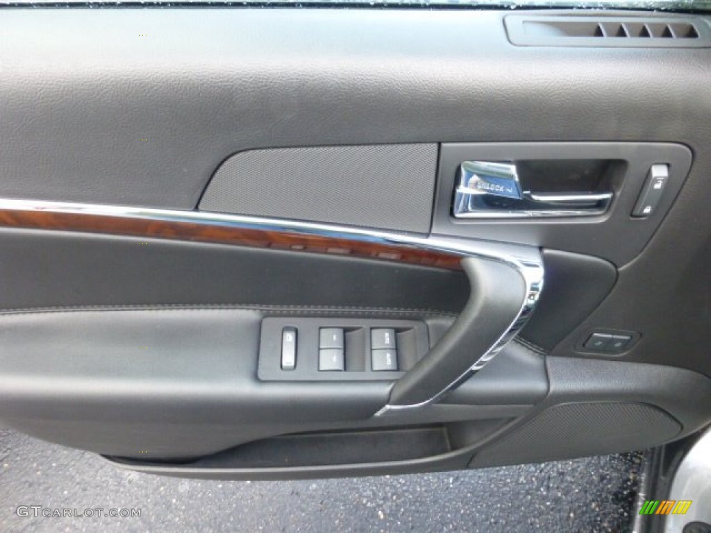 2010 Lincoln MKZ AWD Dark Charcoal Door Panel Photo #75003016
