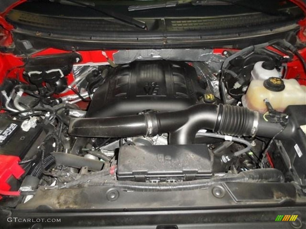 2012 F150 XLT SuperCrew 4x4 - Race Red / Steel Gray photo #23
