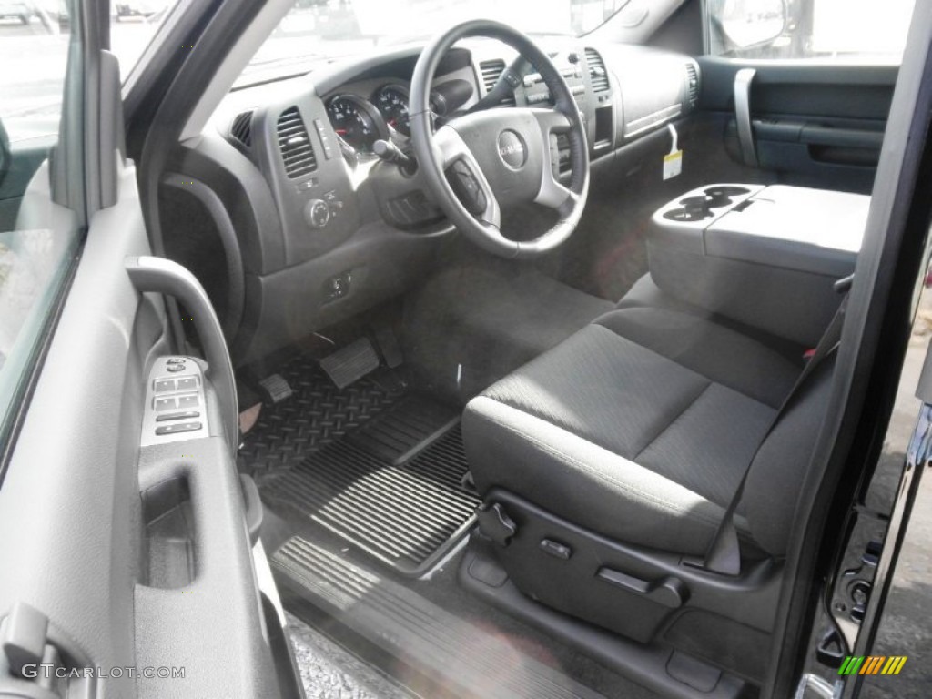 2013 Sierra 1500 SLE Crew Cab 4x4 - Onyx Black / Ebony photo #5