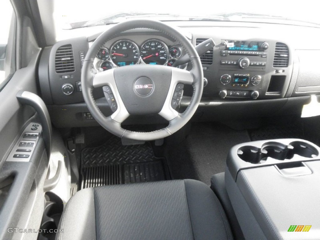 2013 Sierra 1500 SLE Extended Cab 4x4 - Sonoma Red Metallic / Ebony photo #13