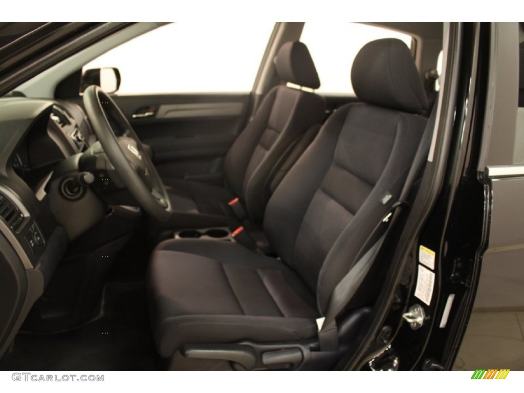 2009 CR-V LX 4WD - Crystal Black Pearl / Black photo #6