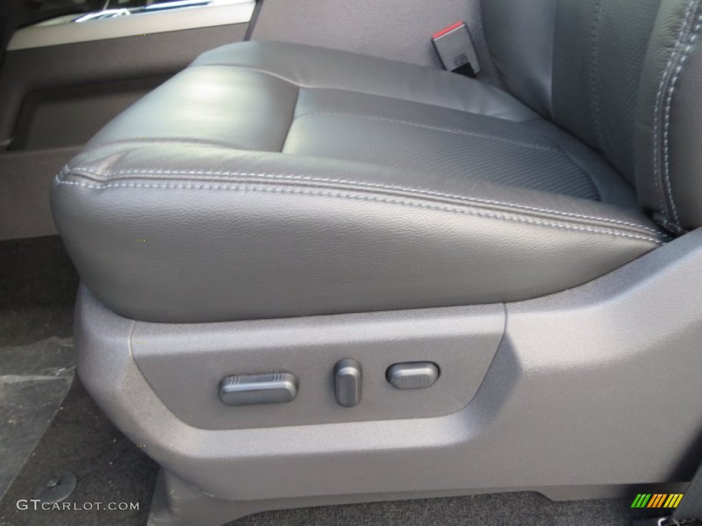 2013 Ford F350 Super Duty Lariat Crew Cab 4x4 Dually Front Seat Photo #75005674
