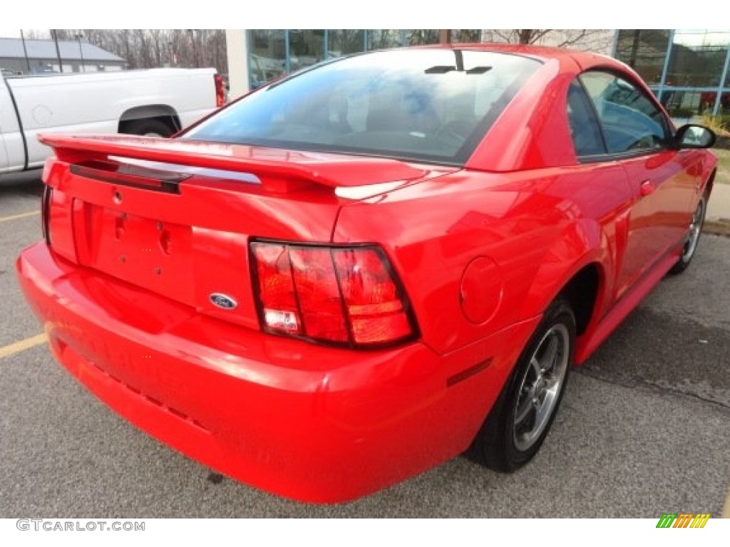 Torch Red 2002 Ford Mustang V6 Coupe Exterior Photo #75005728