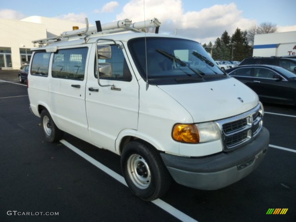 2000 Ram Van 1500 Commercial - Bright White / Mist Gray photo #1