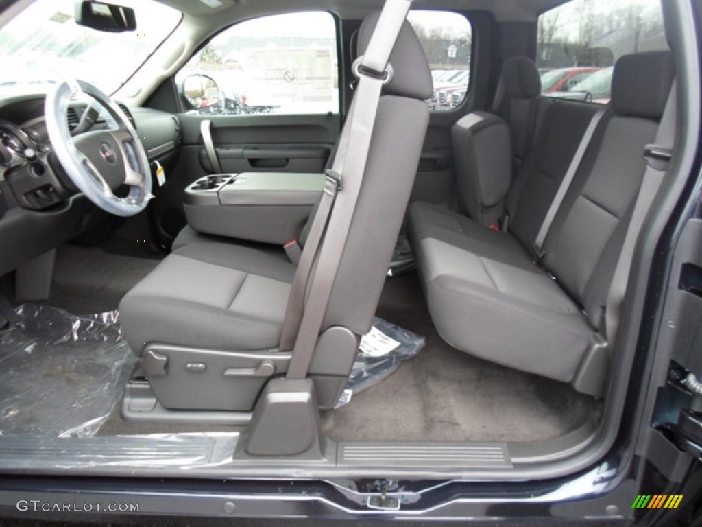 2013 Sierra 1500 SLE Extended Cab 4x4 - Graphite Blue Metallic / Ebony photo #4