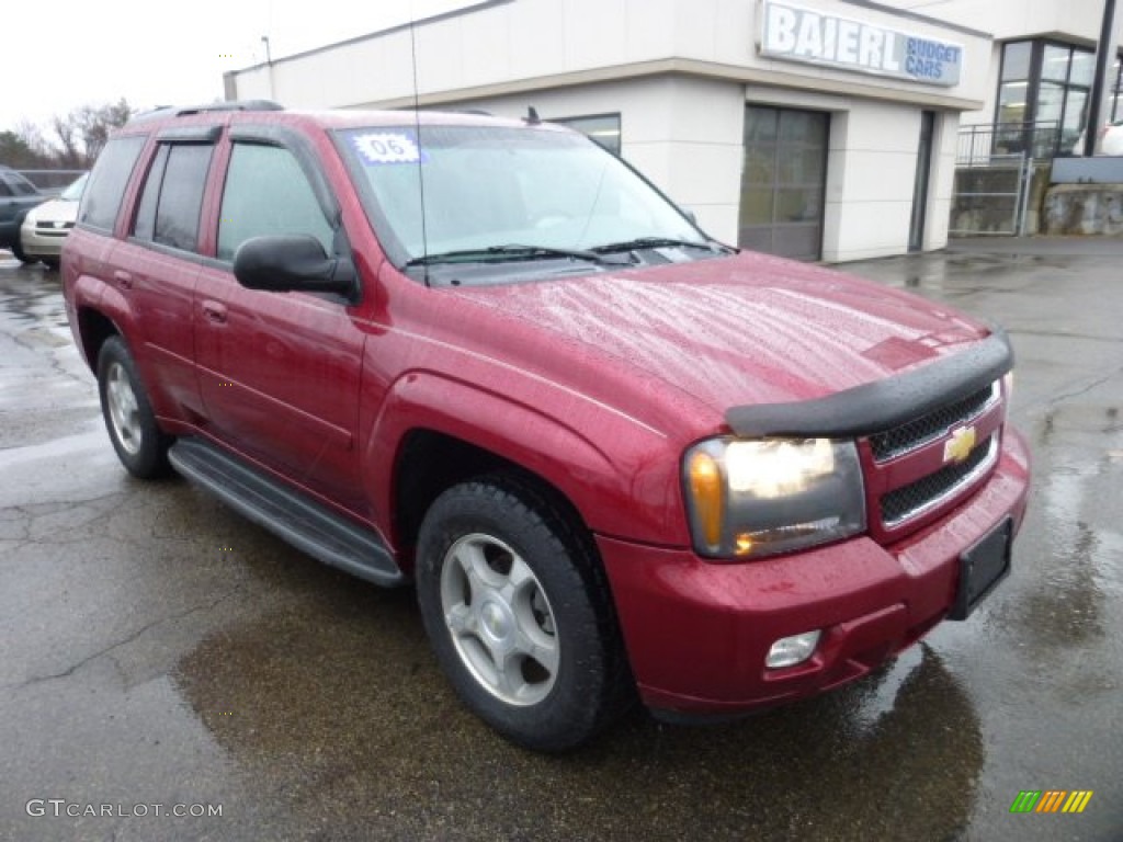 2006 TrailBlazer LT 4x4 - Red Jewel Tint Coat / Light Gray photo #1