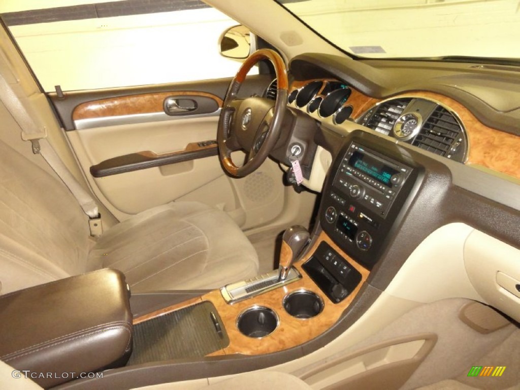 2009 Buick Enclave CX AWD Cocoa/Cashmere Dashboard Photo #75007066
