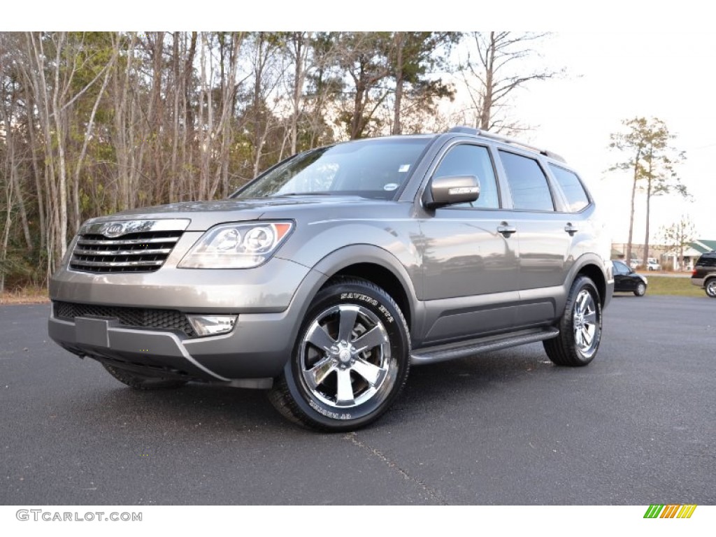 Titanium Silver 2009 Kia Borrego EX V6 Exterior Photo #75007923