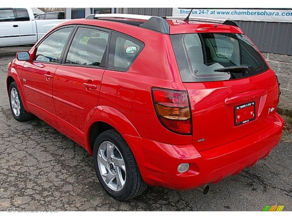 2005 Vibe AWD - Lava Red Metallic / Slate photo #9