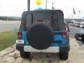 2009 Surf Blue Pearl Jeep Wrangler Unlimited Rubicon 4x4  photo #4