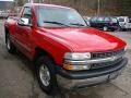 2001 Victory Red Chevrolet Silverado 1500 LS Extended Cab 4x4  photo #8