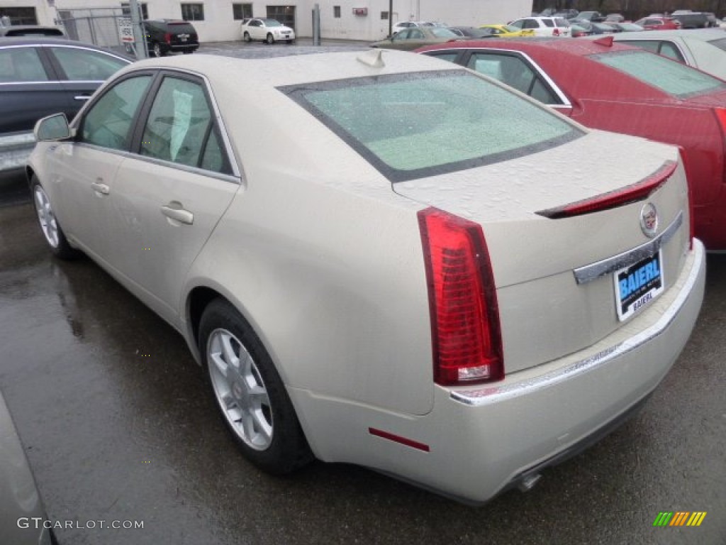 2009 CTS 4 AWD Sedan - Gold Mist / Cashmere/Cocoa photo #3