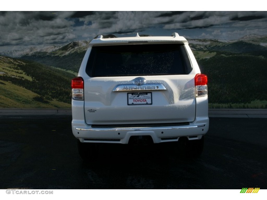 2013 4Runner SR5 4x4 - Blizzard White Pearl / Beige photo #4