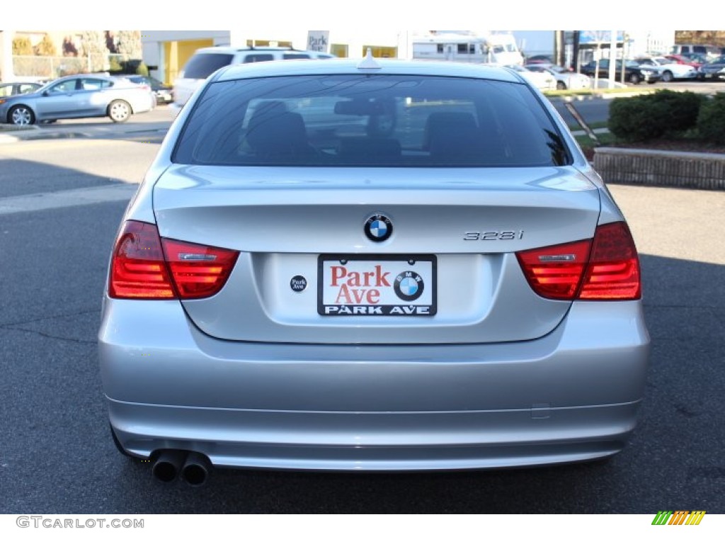 2009 3 Series 328i Sedan - Titanium Silver Metallic / Black photo #6