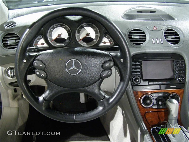 2005 Mercedes-Benz SL55 AMG, Capri Blue / Ash Grey, Steering Wheel, Dashboard 2005 Mercedes-Benz SL 55 AMG Roadster Parts