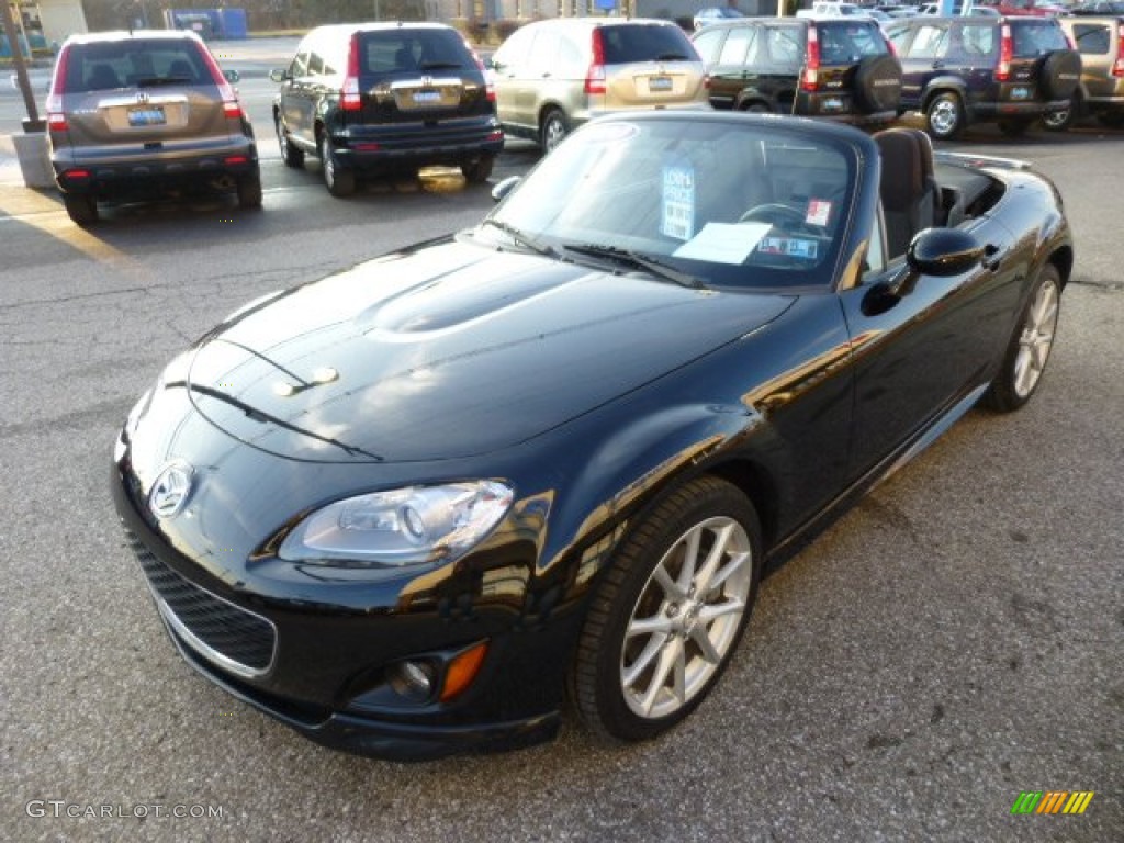 2010 MX-5 Miata Touring Roadster - Brilliant Black / Black photo #3