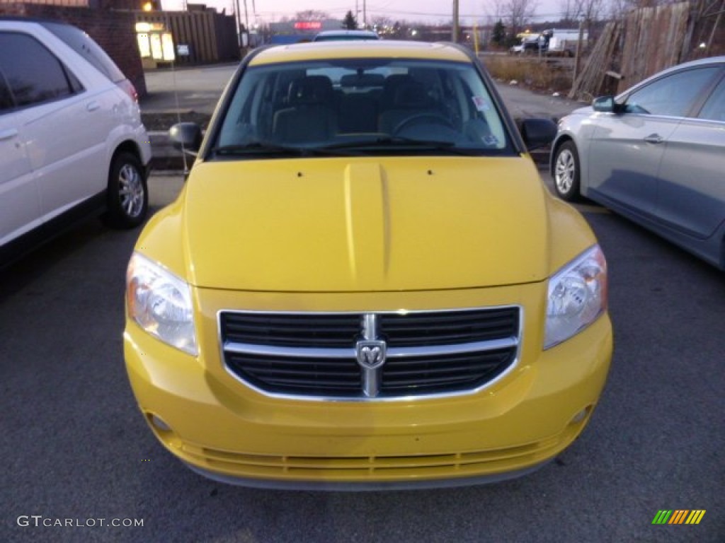2007 Caliber R/T AWD - Solar Yellow / Pastel Slate Gray photo #2