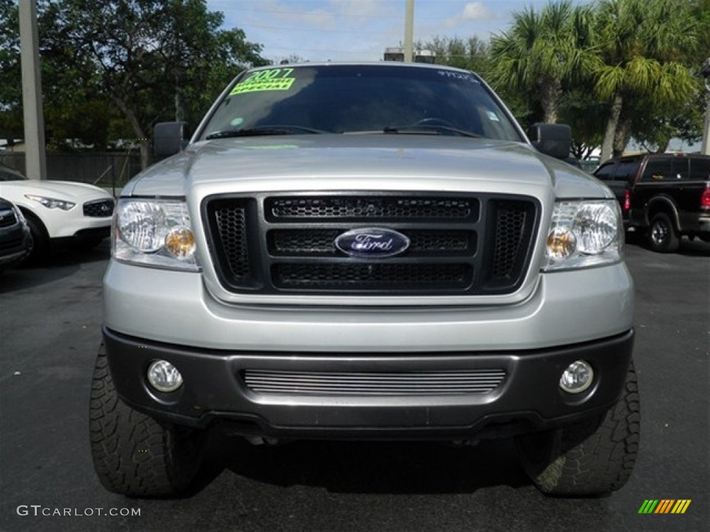 2007 F150 FX4 SuperCrew 4x4 - Silver Metallic / Medium Flint photo #4