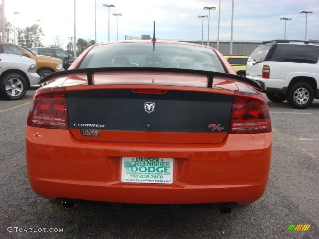 2008 Charger R/T Daytona - HEMI Orange Pearl / Dark Slate Gray photo #5