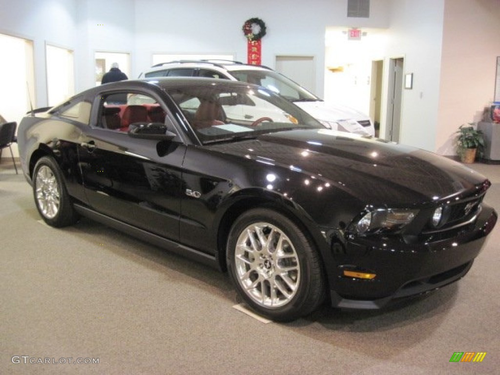 Black 2012 Ford Mustang GT Premium Coupe Exterior Photo #75011515