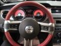 Brick Red/Cashmere 2012 Ford Mustang GT Premium Coupe Steering Wheel