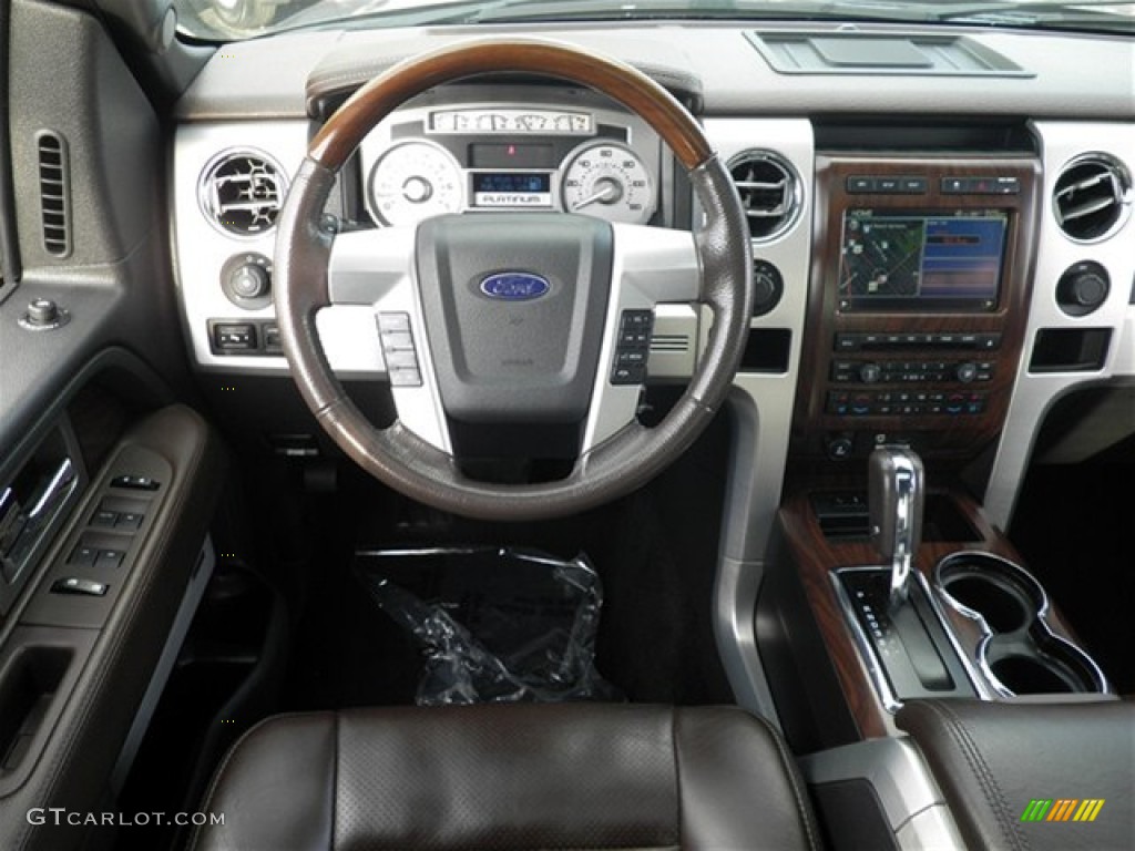 2010 F150 Platinum SuperCrew 4x4 - Sterling Grey Metallic / Sienna Brown Leather/Black photo #37