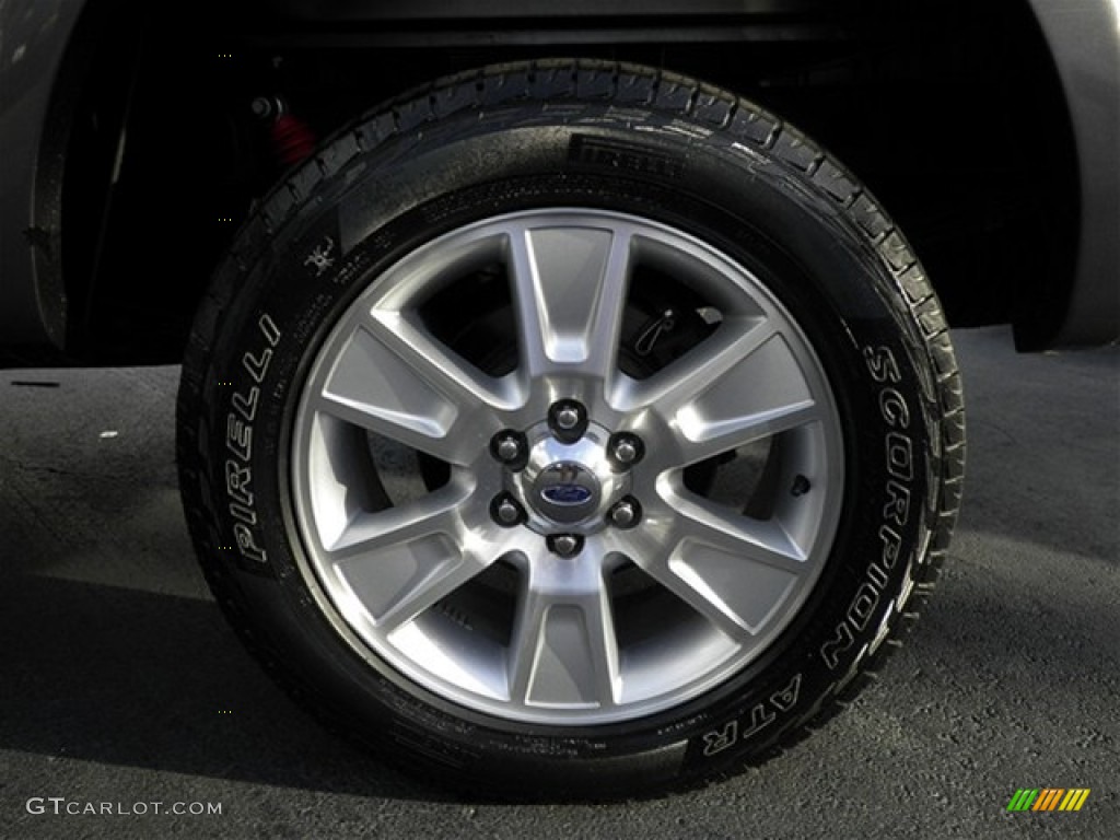 2010 F150 Platinum SuperCrew 4x4 - Sterling Grey Metallic / Sienna Brown Leather/Black photo #48