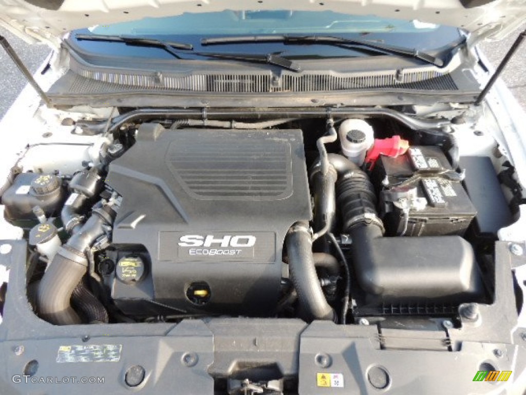 2010 Ford Taurus SHO AWD 3.5 Liter GTDI EcoBoost Twin-Turbocharged DOHC 24-Valve VVT V6 Engine Photo #75012839