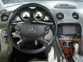2005 Mercedes-Benz SL55 AMG, Capri Blue / Ash Grey, Steering Wheel, Dashboard