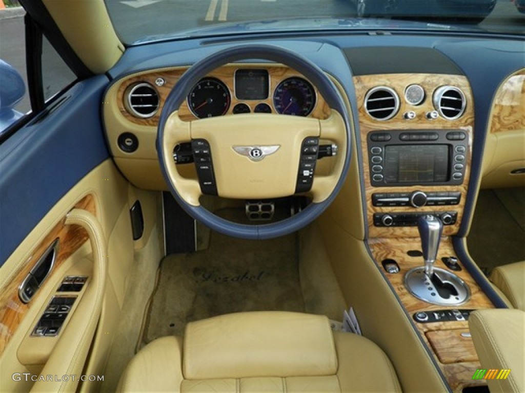 2007 Bentley Continental GTC Standard Continental GTC Model Saffron Dashboard Photo #75013052