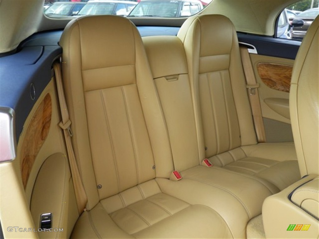 2007 Bentley Continental GTC Standard Continental GTC Model Rear Seat Photo #75013118
