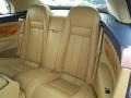 2007 Bentley Continental GTC Saffron Interior Rear Seat Photo