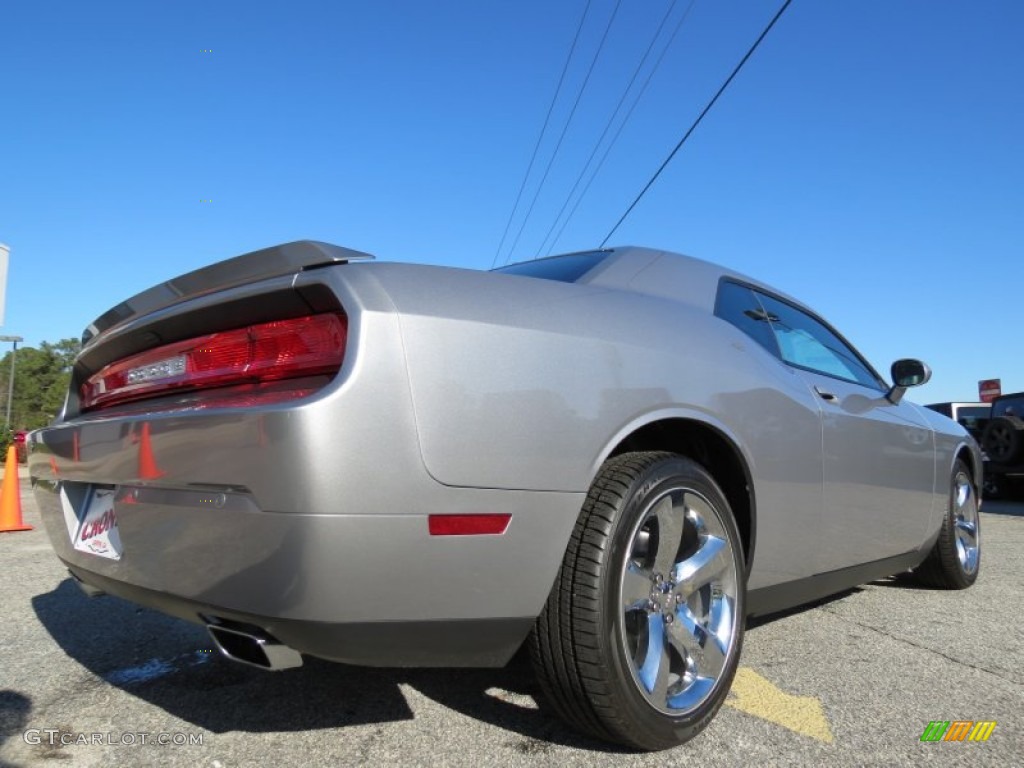 2013 Challenger SXT Plus - Billet Silver Metallic / Dark Slate Gray photo #7