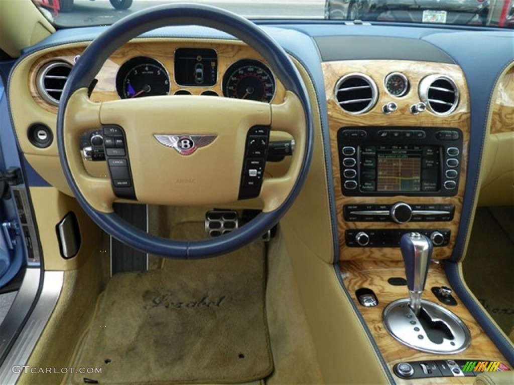 2007 Bentley Continental GTC Standard Continental GTC Model Saffron Dashboard Photo #75013216