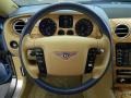2007 Bentley Continental GTC Saffron Interior Steering Wheel Photo