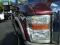 2009 Royal Red Metallic Ford F250 Super Duty King Ranch Crew Cab 4x4  photo #3