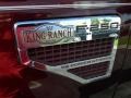 2009 Royal Red Metallic Ford F250 Super Duty King Ranch Crew Cab 4x4  photo #10