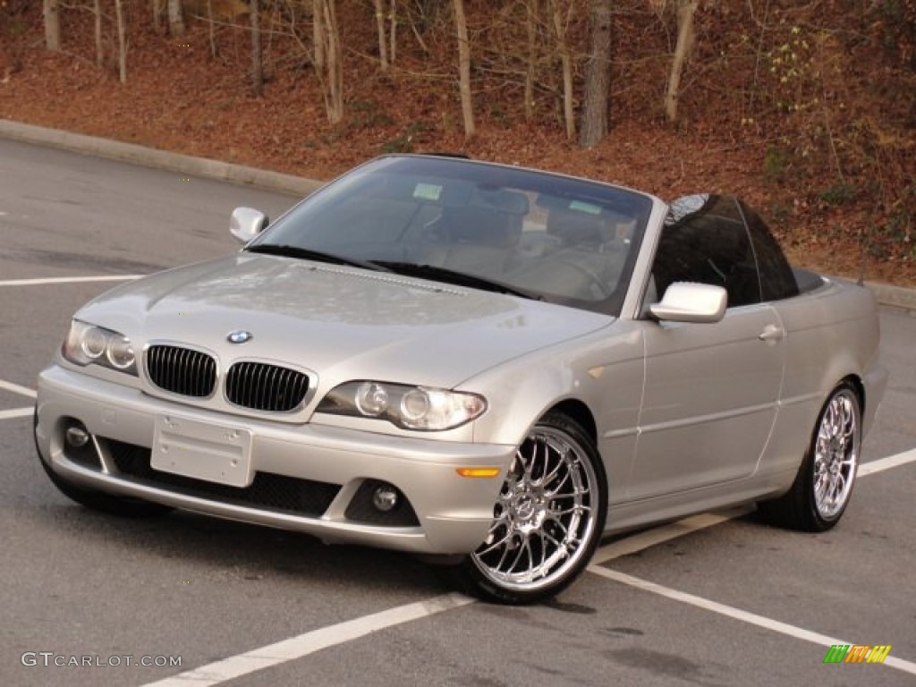 2006 3 Series 325i Convertible - Titanium Silver Metallic / Black photo #5