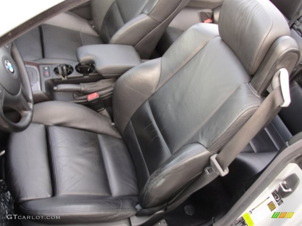 Black Interior 2006 BMW 3 Series 325i Convertible Photo #75014017