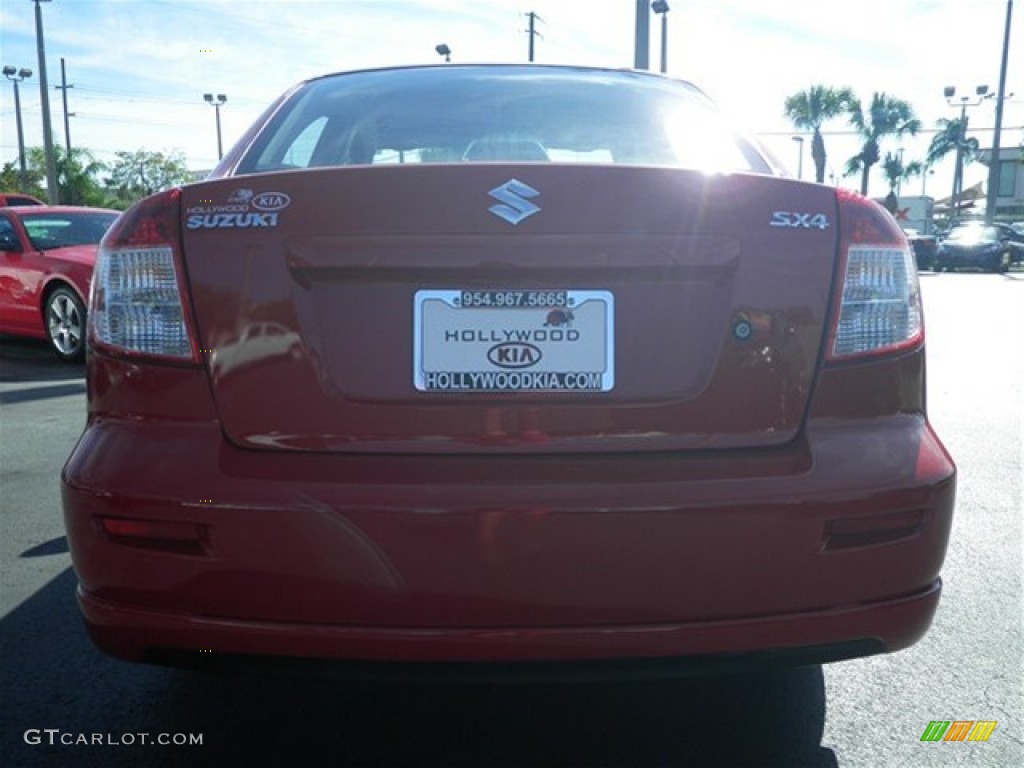 2008 SX4 Sport Sedan - Vivid Red / Black photo #11