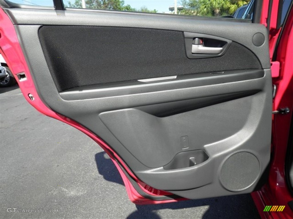 2008 SX4 Sport Sedan - Vivid Red / Black photo #13