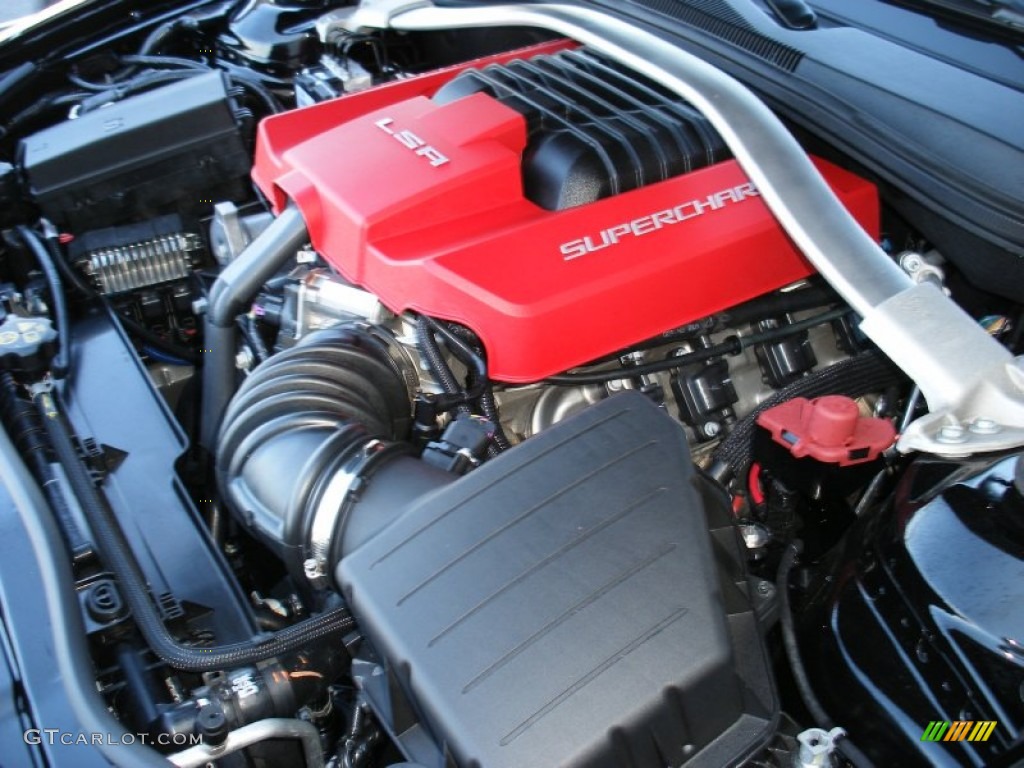 2013 Chevrolet Camaro ZL1 6.2 Liter Eaton Supercharged OHV 16-Valve LSA V8 Engine Photo #75014524