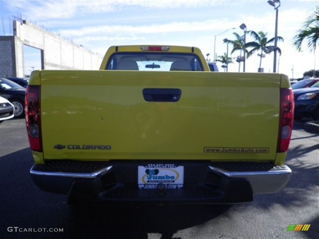 2007 Colorado Work Truck Regular Cab - Yellow / Medium Pewter photo #7