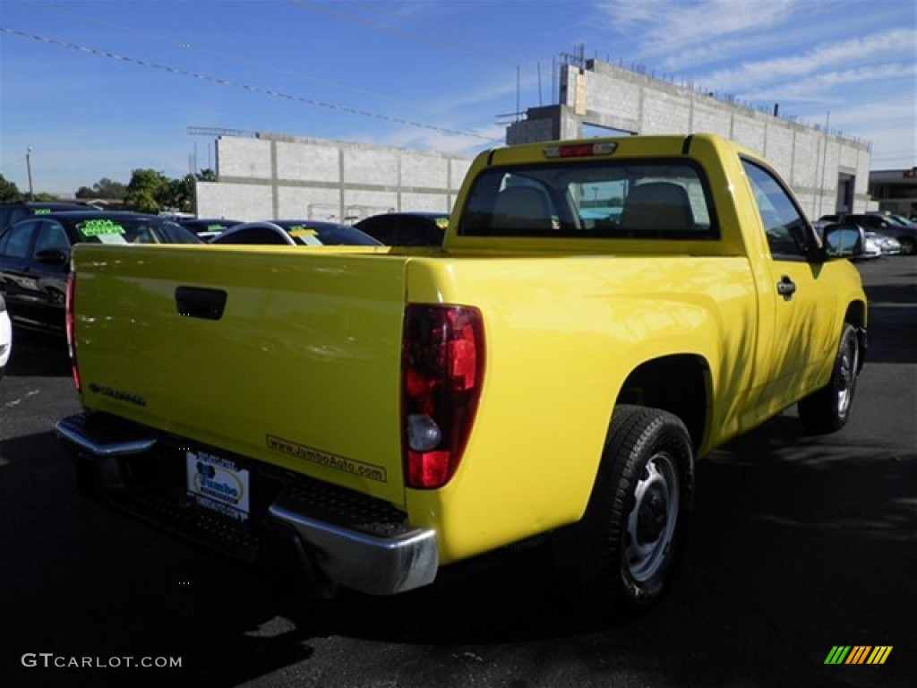 2007 Colorado Work Truck Regular Cab - Yellow / Medium Pewter photo #9