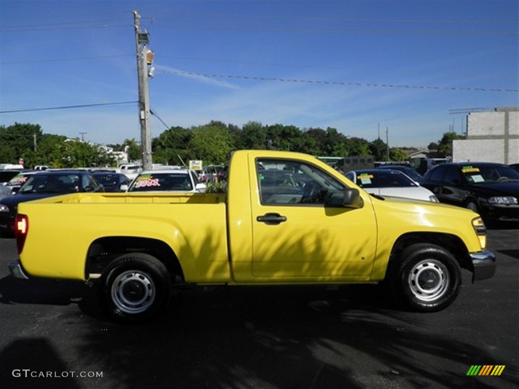 2007 Colorado Work Truck Regular Cab - Yellow / Medium Pewter photo #10