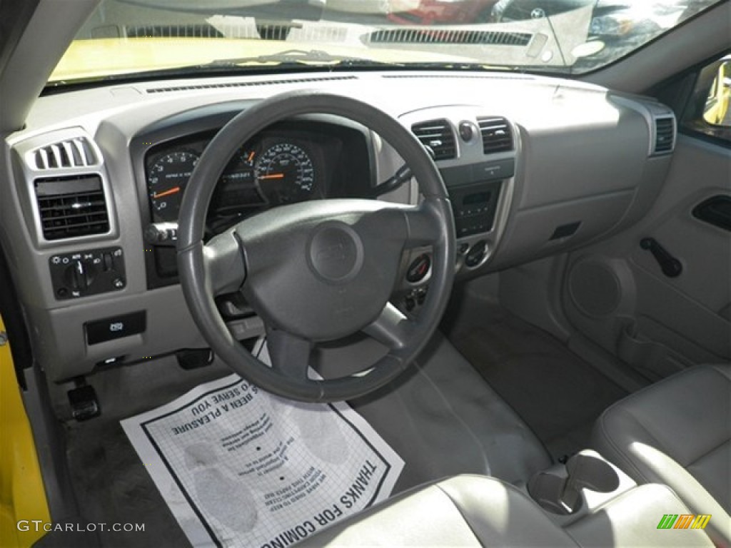 2007 Colorado Work Truck Regular Cab - Yellow / Medium Pewter photo #16